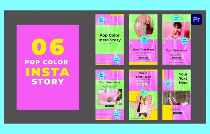 Pop Color Fashion Instagram Story